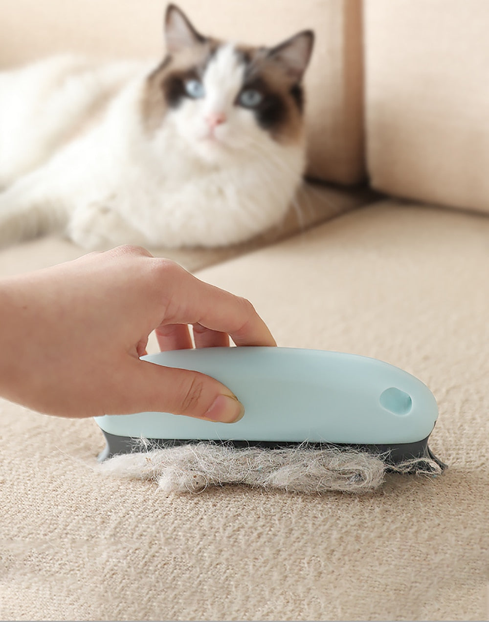 Pet hair remover comb